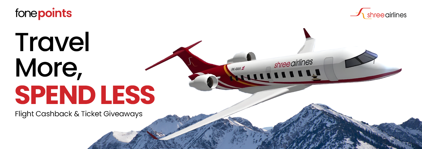 Fonepoints x Shree Airlines Launches Travel Cashback and Flight Ticket Giveaway