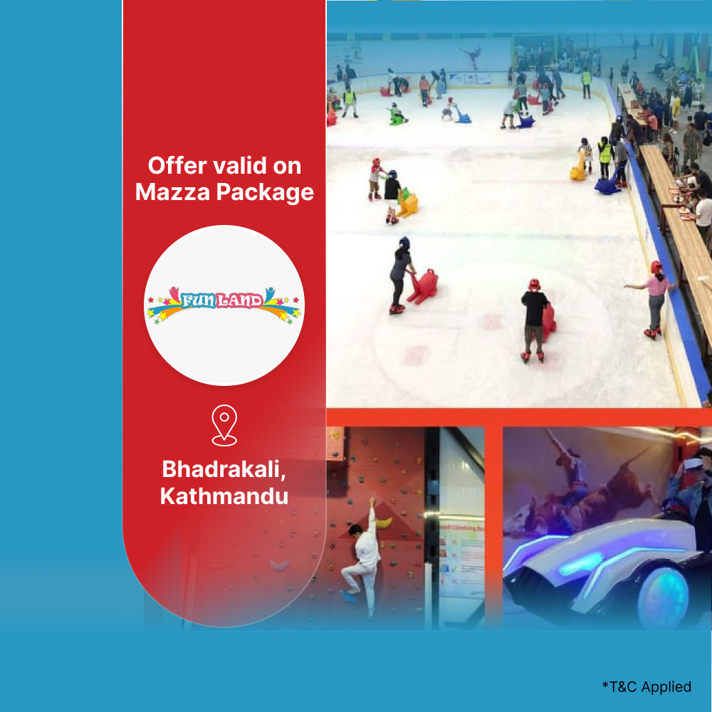 Rs. 200 off on Mazza Package at Fun Land