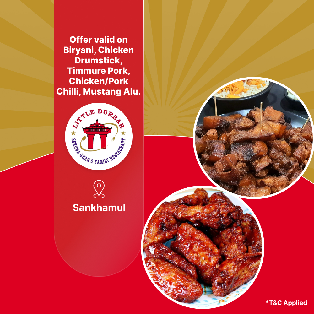 15% off on specific items at Little Durbar Sekuwa Ghar and Family Restaurant