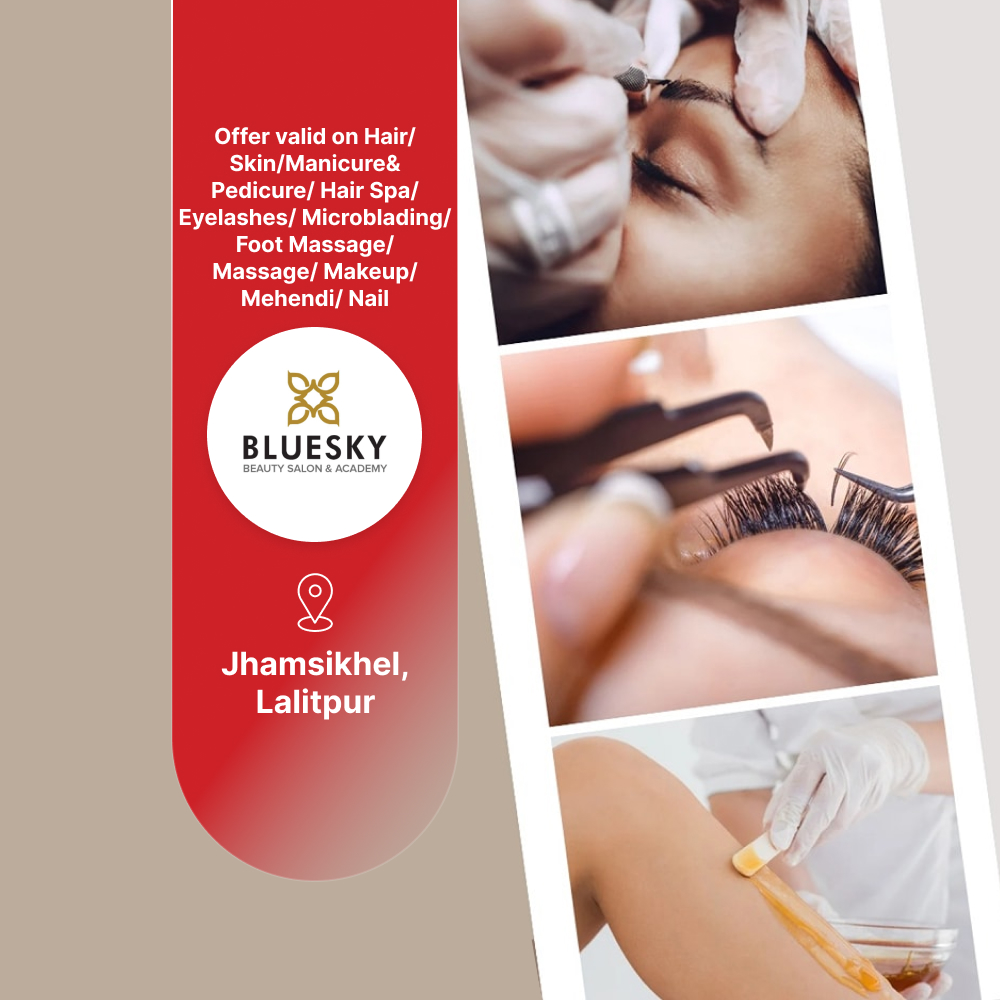 25% off on services at Bluesky Beauty Salon & Academy