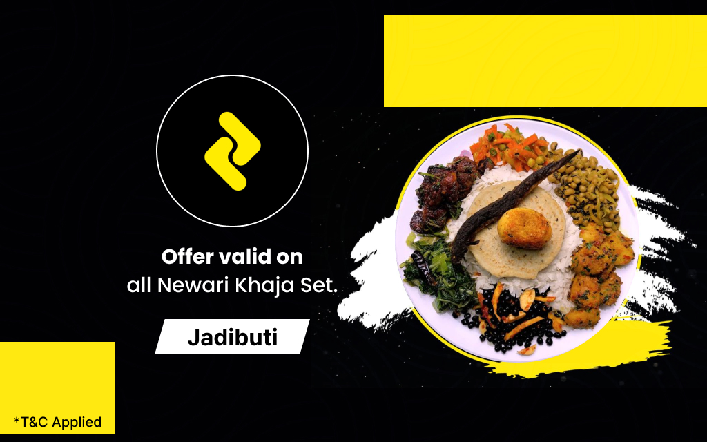 15% off on all Newari Khaja Set at Black & Yellow Cafe