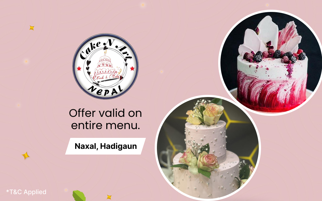 Flat 15% off on entire menu at Cakes and Art