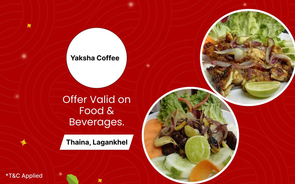 15% off on all food & beverages at Yaksha Coffee