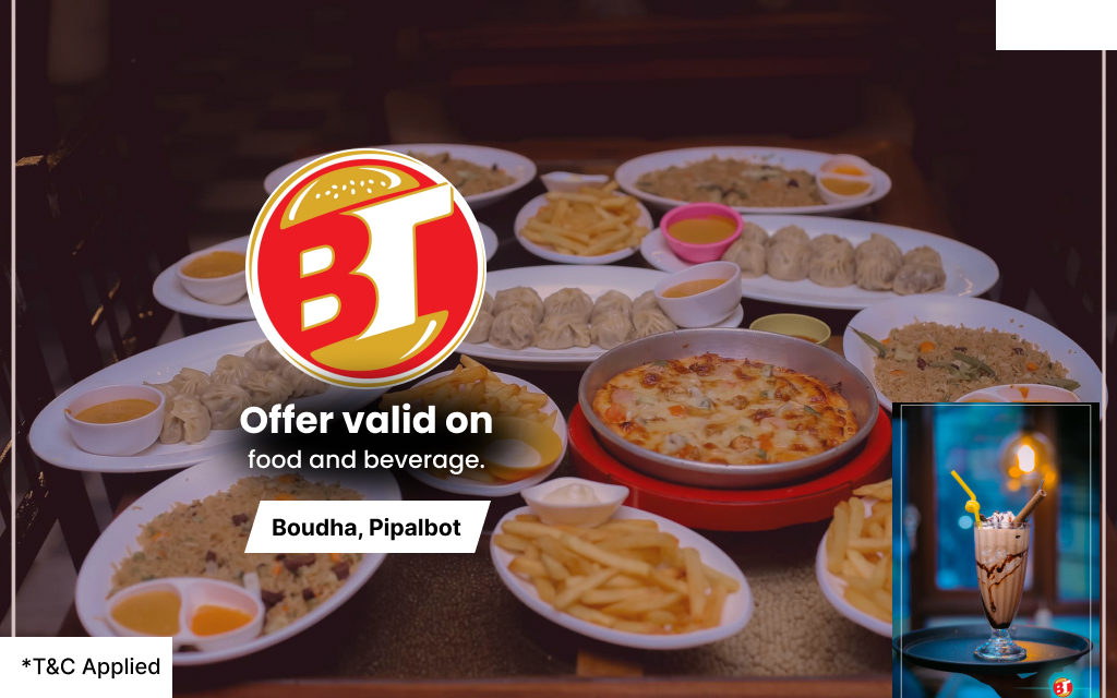 15% off on food and beverage at Burger Tower